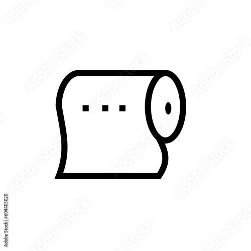 Paper roll Icon - Vector SVG photo