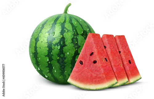 Fototapeta スイカのイラスト リアル