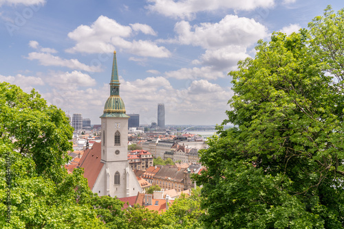 Photography View of the Bratislava, the capital of Slovakia