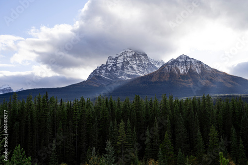 Picturesque Canadian Rocky Mountains in Alberta, Canada. Banff National Park.