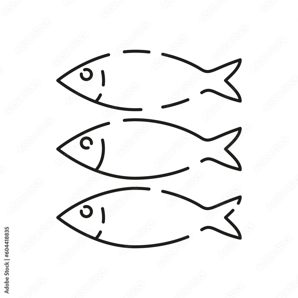 Sea food line icon. White meat restaurant. Editable vector of fish line icon. Trendy stroke signs for website, apps and UI. Premium of fish thin line icon Sea food line icon. White meat restaurant. Editable vector of fish line icon. Trendy stroke signs for website, apps and UI. Premium of fish thin line icon