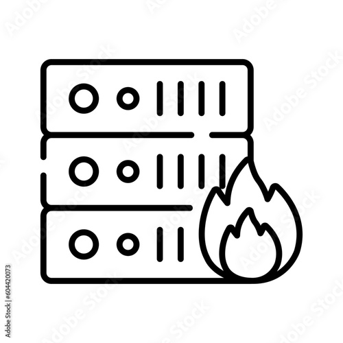 Check this icon of database firewall in modern style, editable vector