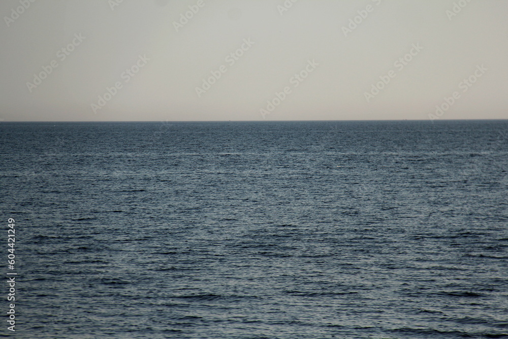 Blue water and blue sky Blue water and blue sky