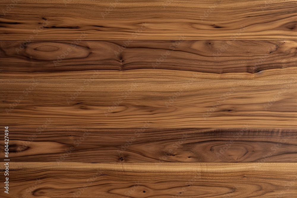 Naklejka premium walnut wood texture background - Interior - Generative AI