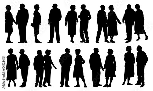 set, set, big, many, people, old people, stickers, elderly
