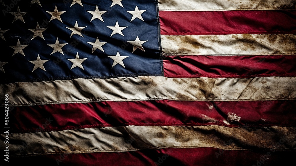 Flat american flag flat for web design. Design element. Union flat concept. Realistic web banner. Country flag. Flat american flag flat for web design. Design element. Union flat concept. Realistic web banner. Country flag.