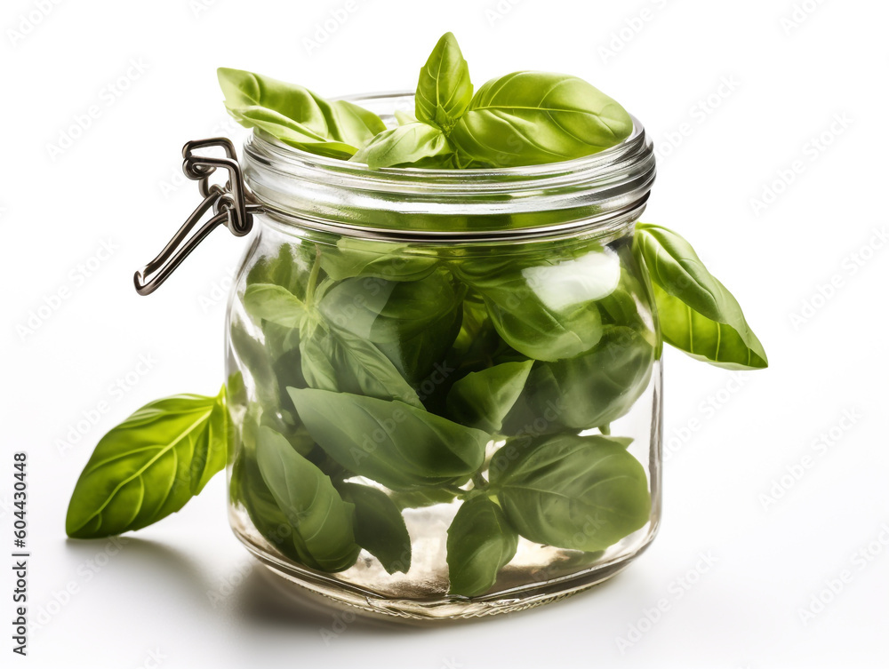 basil in a jar basil in a jar