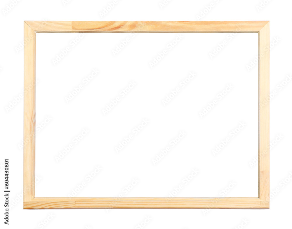 Wooden frame isolated on white. For mirror, photo, picture, painting and others Wooden frame isolated on white. For mirror, photo, picture, painting and others