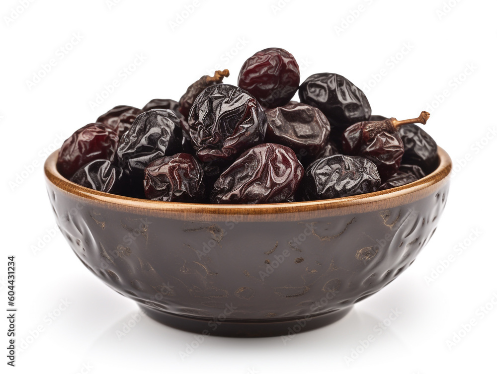 bowl of dates isolated on white background bowl of dates isolated on white background