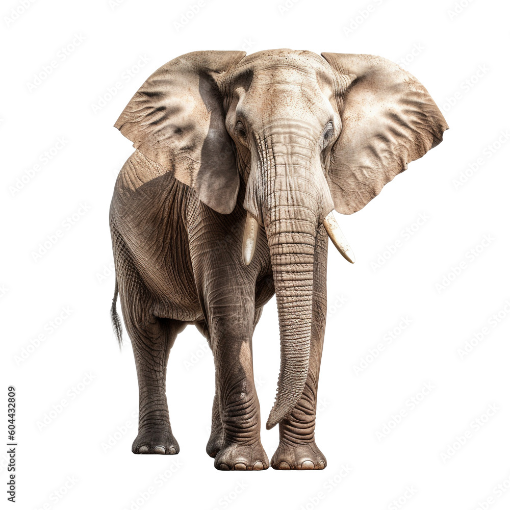 Obraz premium Elephant Transparent background
