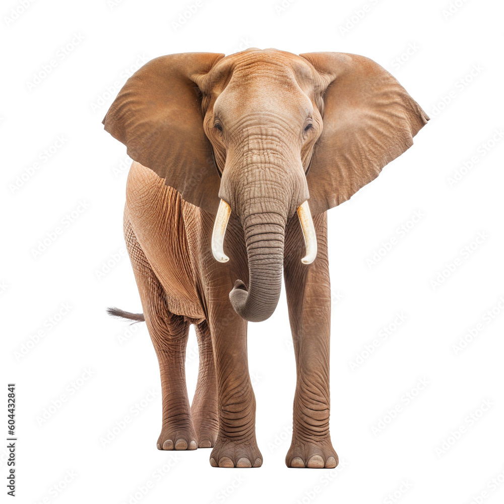 Fototapeta premium Elephant Transparent background