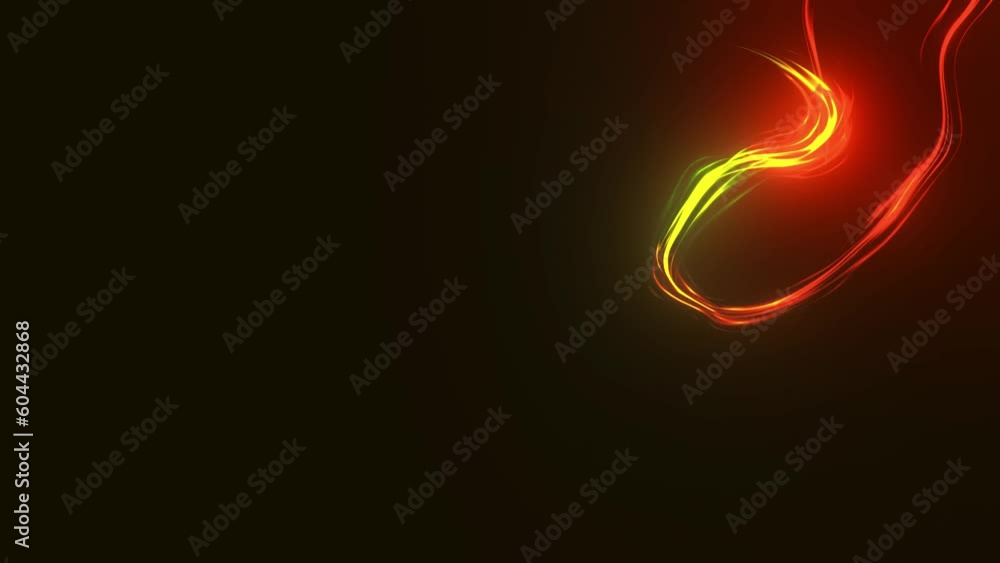 atmospärische energiegeladene leuchtende Lichtanimation, LED, Laser, gelb, orange, schwarz atmospärische energiegeladene leuchtende Lichtanimation, LED, Laser, gelb, orange, schwarz