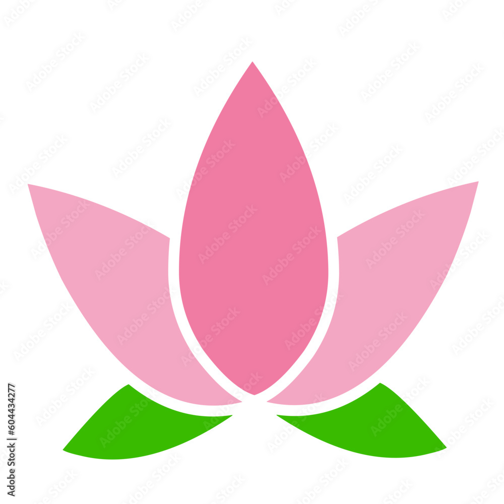Lotus Flower Logo Icon