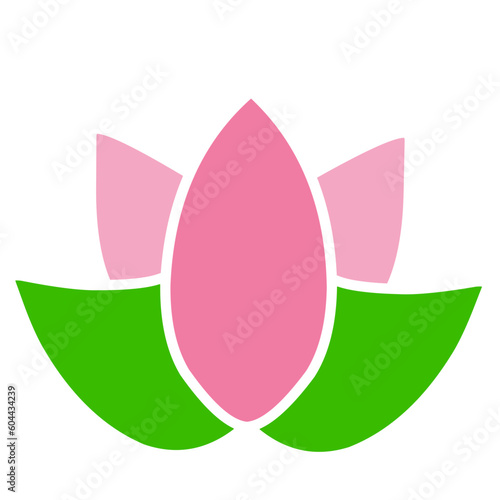 Lotus Flower Logo Icon