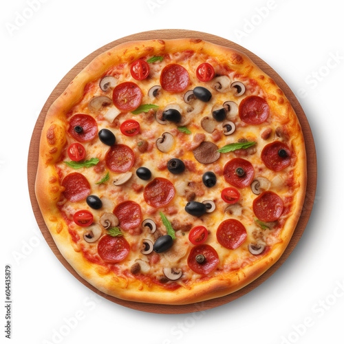 pizza isolated image on white background