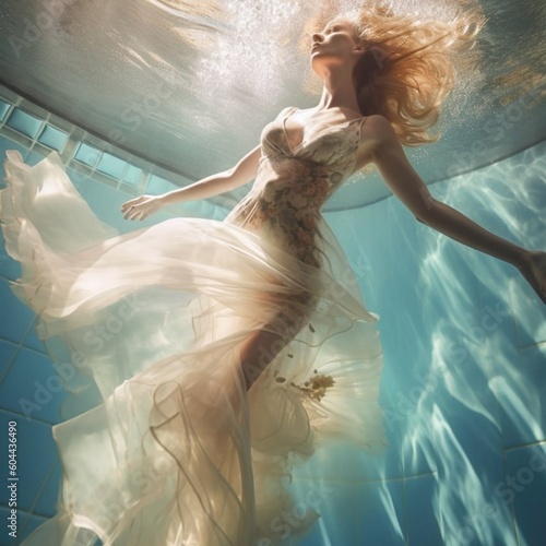 mermaid in water