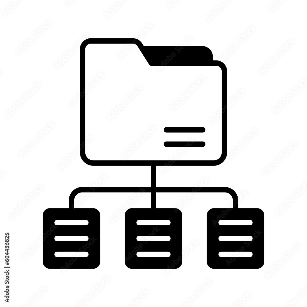 Check this beautifully designed vector of network folder in modern style Check this beautifully designed vector of network folder in modern style