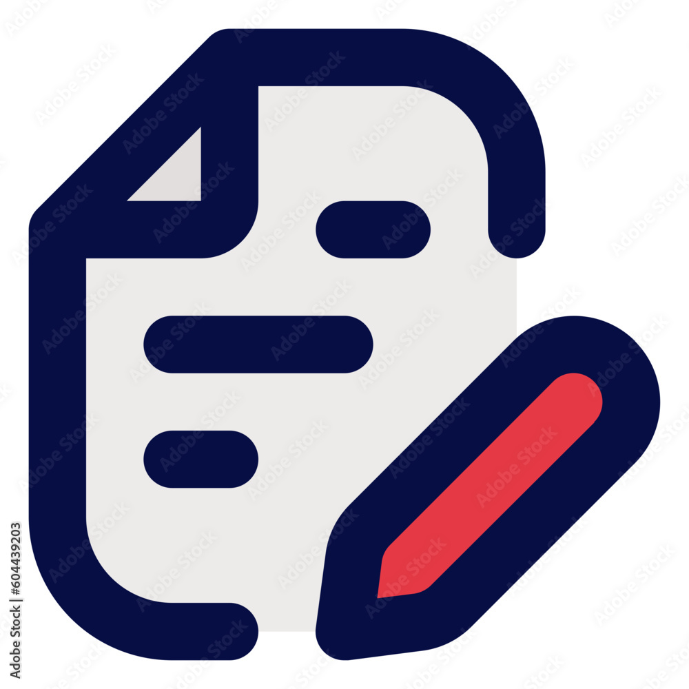 file filled line, outline flat business icon file filled line, outline flat business icon