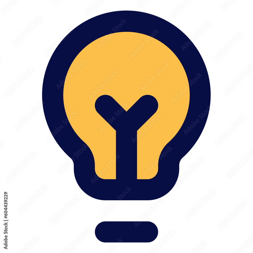 idea filled line, outline flat business icon idea filled line, outline flat business icon