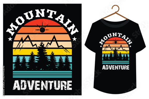 Mountain Adventure T-shirt design