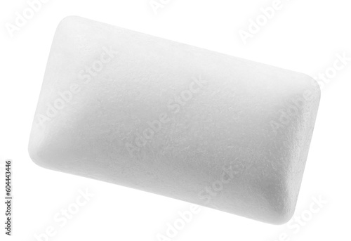 chewing gum isolated on white background, clipping path, full depth of field