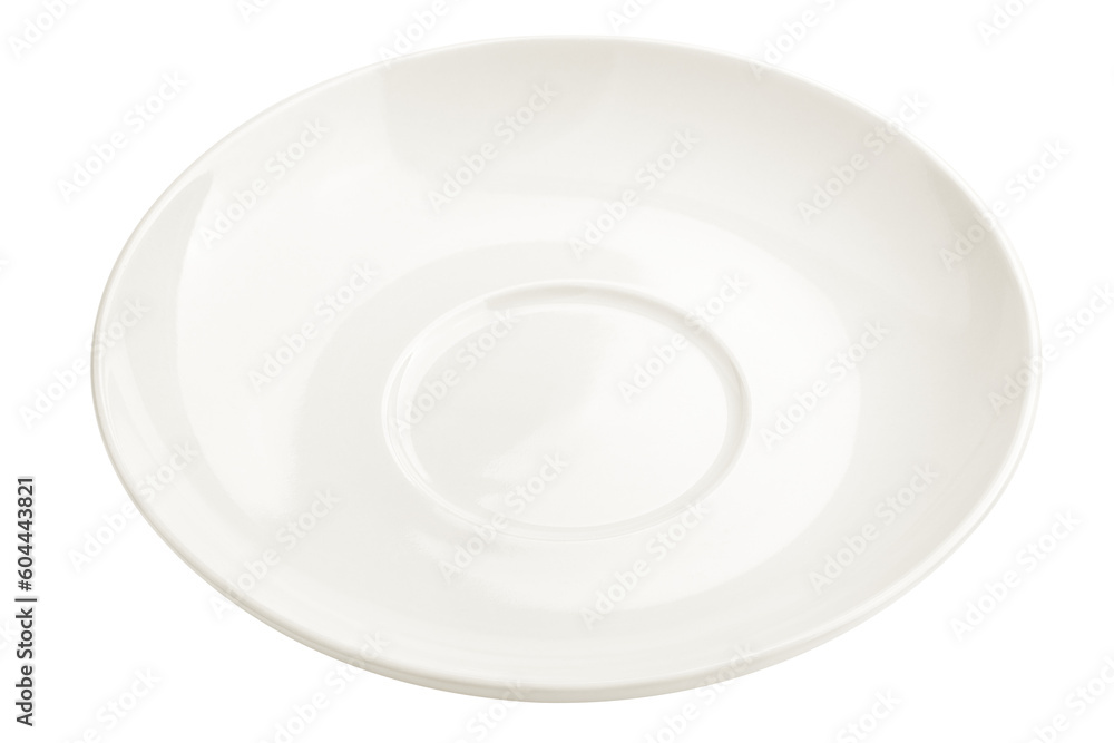 Empty plate, isolated on white background, full depth of field Empty plate, isolated on white background, full depth of field
