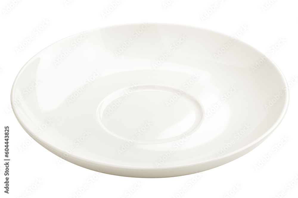 Empty plate, isolated on white background, full depth of field Empty plate, isolated on white background, full depth of field