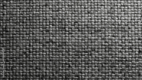 Gray (Grey) Tweed Fabric Texture Background - Textile Material - Generative AI