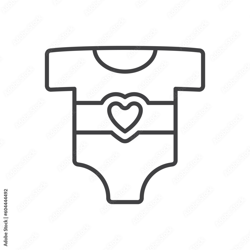 Romper Icon - Baby Dress Icon