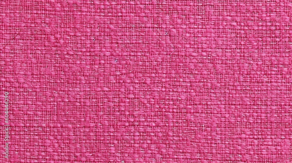 Fototapeta premium Pink Tweed Fabric Texture Background - Textile Material - Generative AI