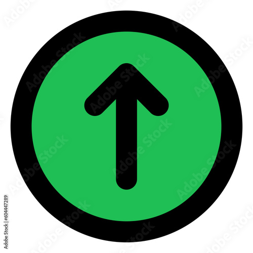 upload arrow circle filled line, outline flat icon