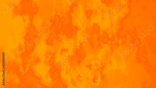 Image of abstract orange fire stained smoky cloud gradient background. Creative illustration orange yellow art mist pulse wallpaper © Grateful Case