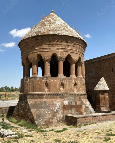 Bayindir Mosque and Cupola, located in Ahlat, Turkey, was built during the Seljuk period. photo