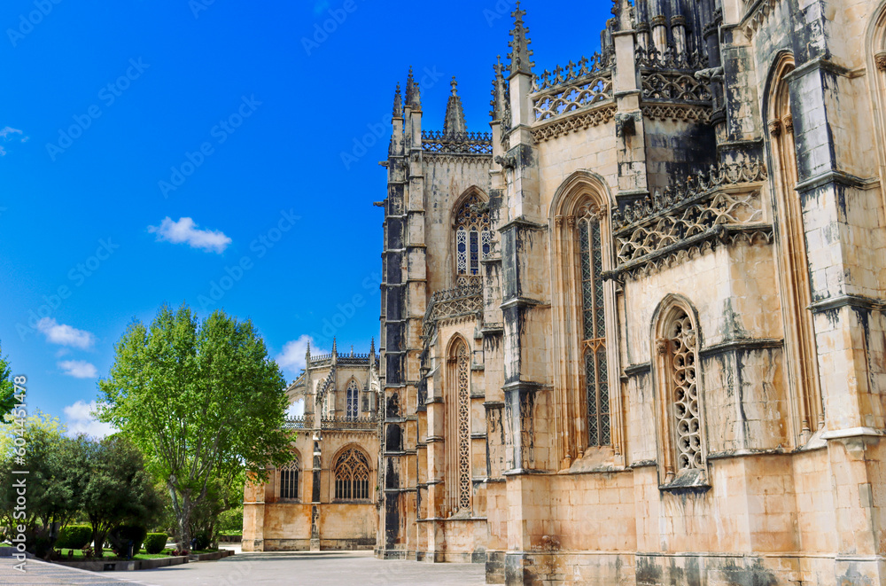 The Batalha Monastery one of the most impressive religious buildings of Portugal Gothic Monastery
