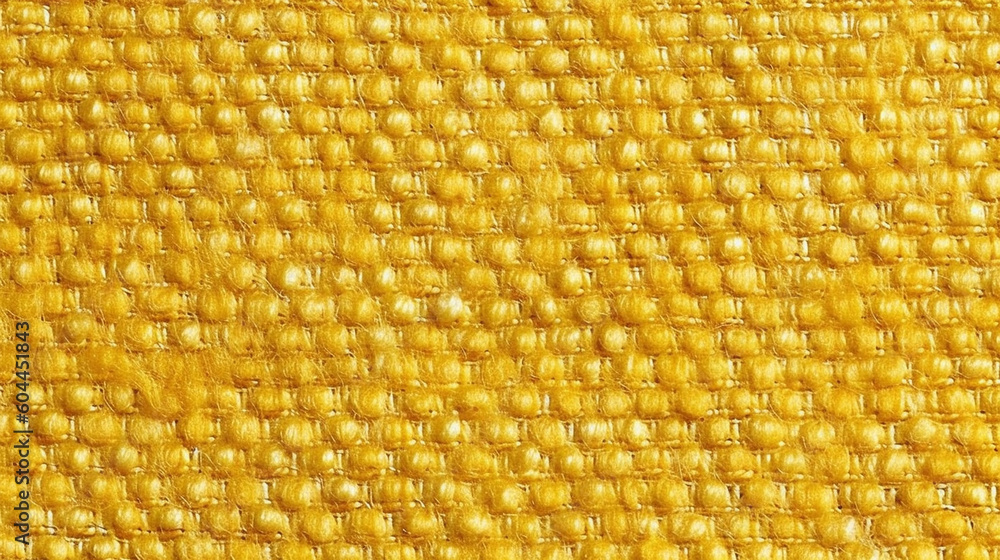 Mustard Yellow Tweed Fabric Texture Background - Textile Material - Generative AI Mustard Yellow Tweed Fabric Texture Background - Textile Material - Generative AI