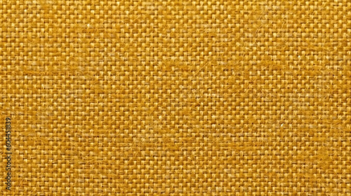 Mustard Yellow Tweed Fabric Texture Background - Textile Material - Generative AI