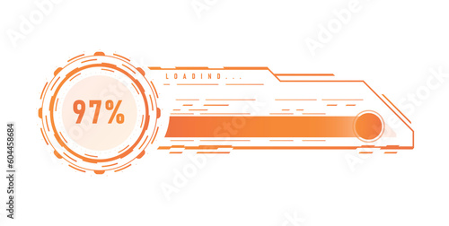 Sci fi loading bar