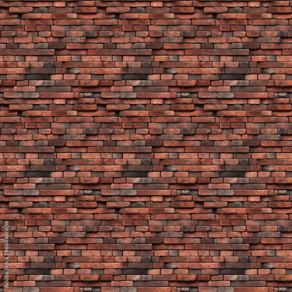 Fototapeta premium seamless tilled brick wall texture