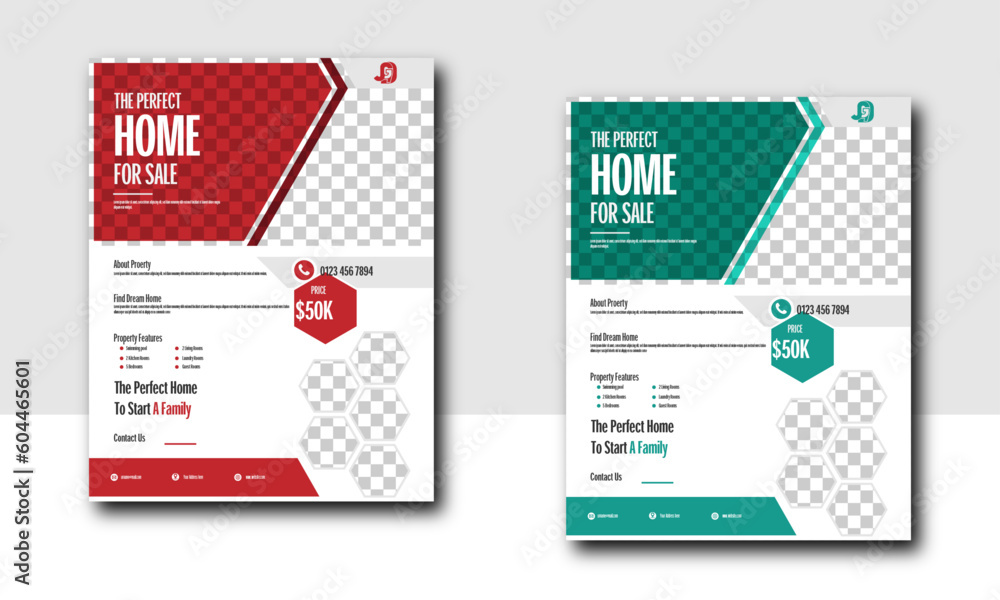 professional creative unique real estate flyer design horizontal simple clean template vector design, layout in rectangle size professional creative unique real estate flyer design horizontal simple clean template vector design, layout in rectangle size