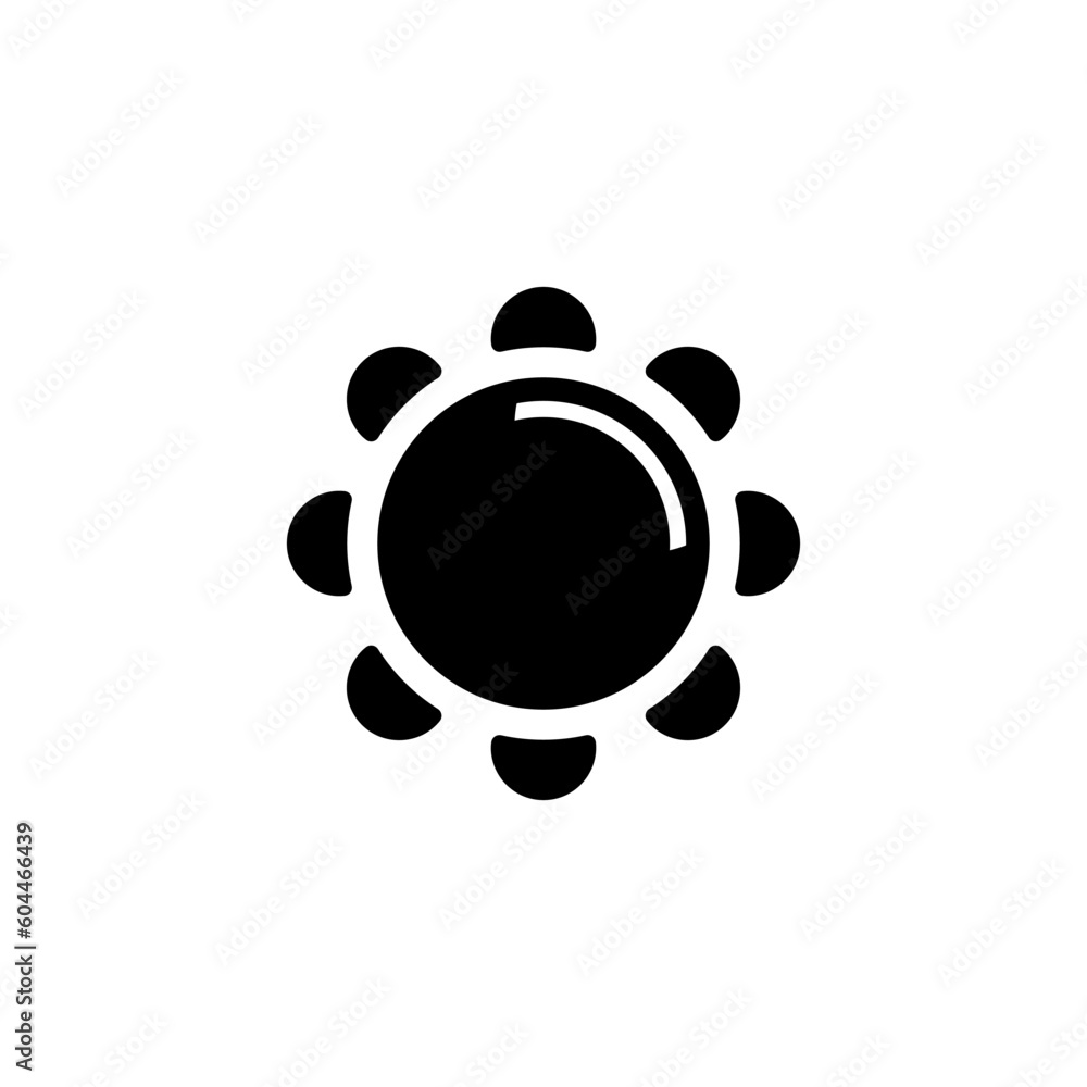 Summer sun black fill icon, vector illustration in trendy style. Editable graphic resources for many purposes. Summer sun black fill icon, vector illustration in trendy style. Editable graphic resources for many purposes.