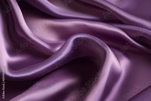 Silk fabric in purple, Generative AI
