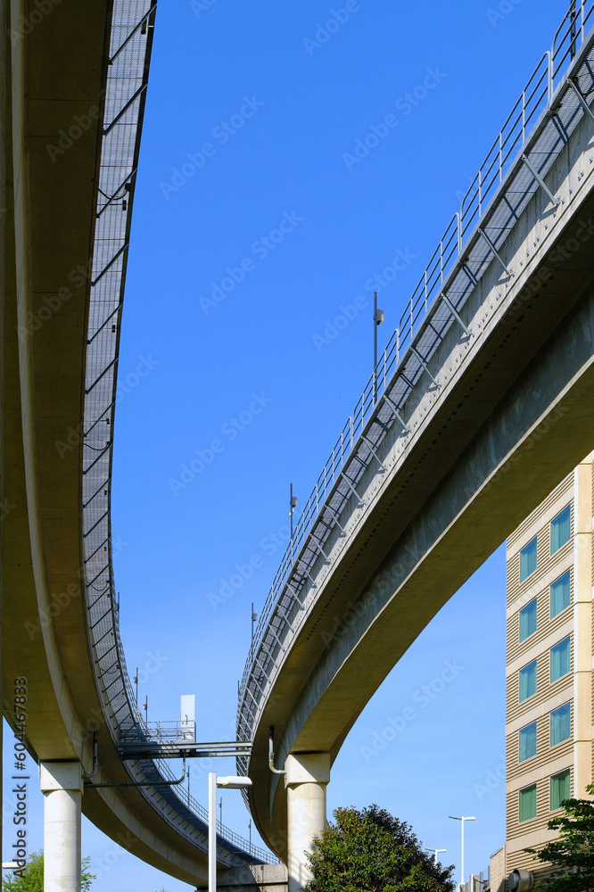 Fototapeta premium Elevated Rapid Transit Rails
