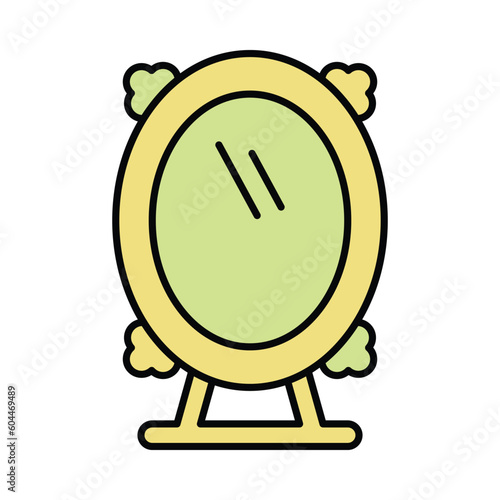 mirror, glass, cosmetic mirror, personal care mirror icon
