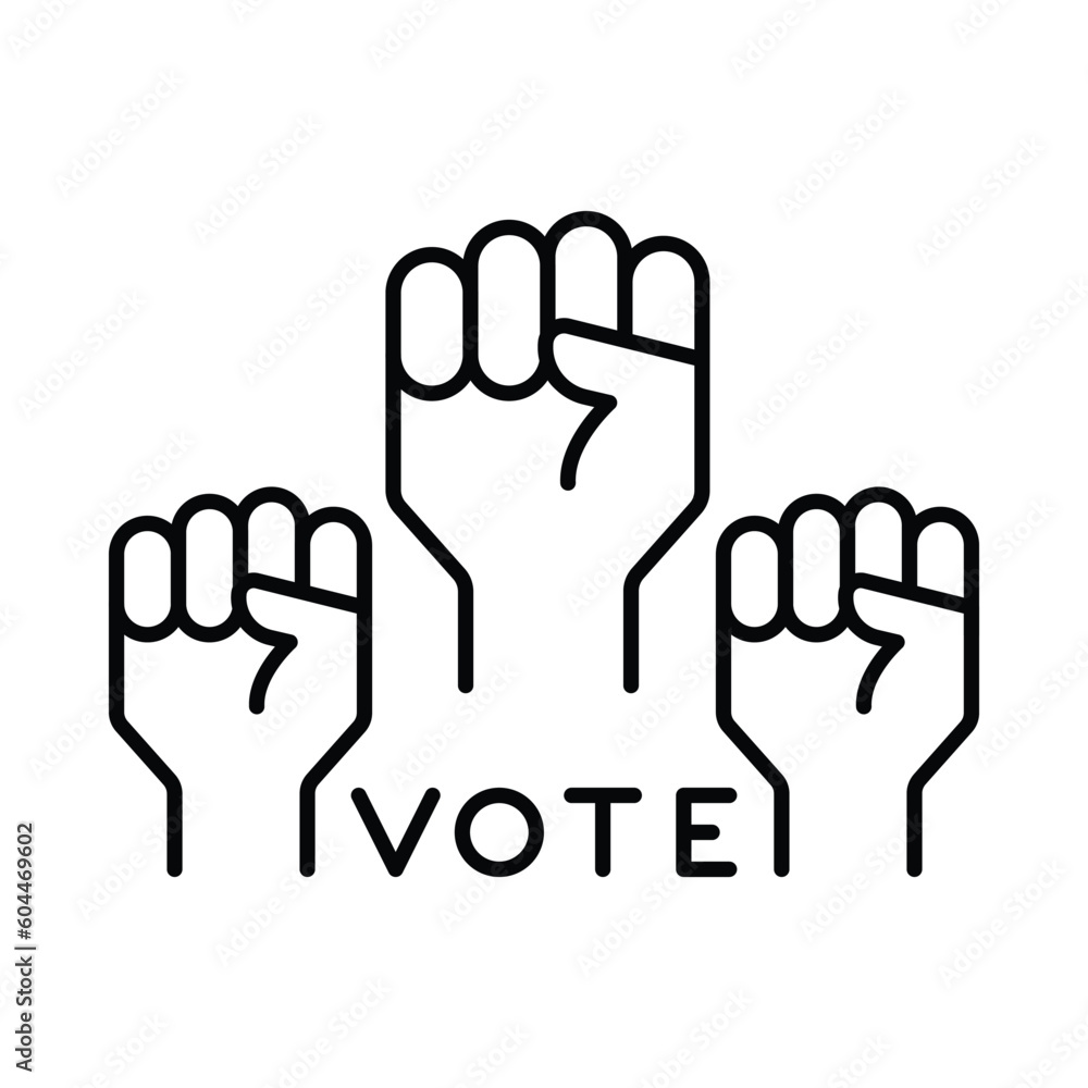 hand, election, vote, hands up, election slogan icon hand, election, vote, hands up, election slogan icon
