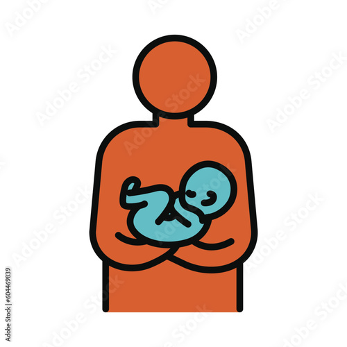 man, mother, child, child care, child care orphan icon