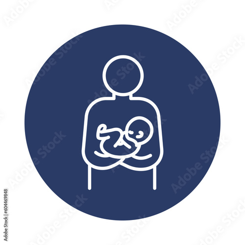 man, mother, child, child care, child care orphan icon