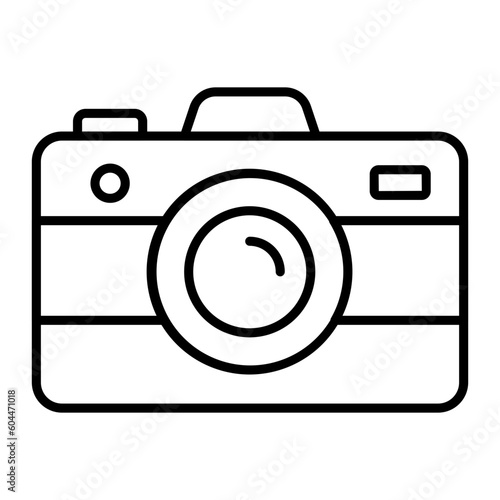 Camera Thin Line Icon