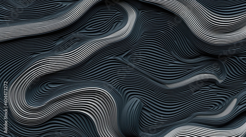 unobtrusive colorful modern curvy waves background illustration with dark slate gray  ash gray and dark gray color