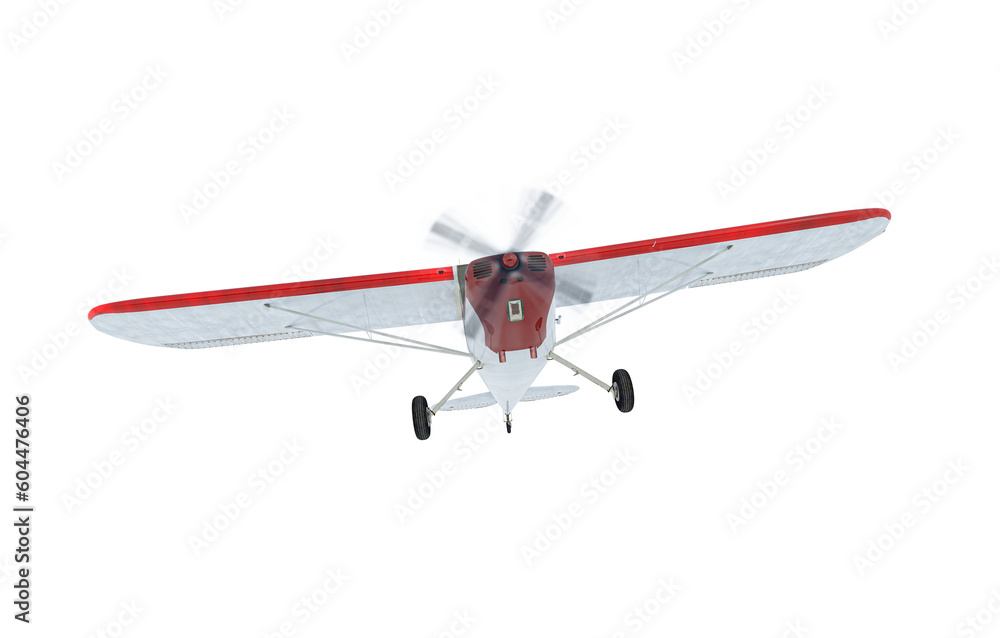 Light aircraft isolated Light aircraft isolated