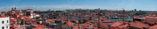 Porto Portugal, a bright panorama on a summer day in May 2023 © mynewturtle